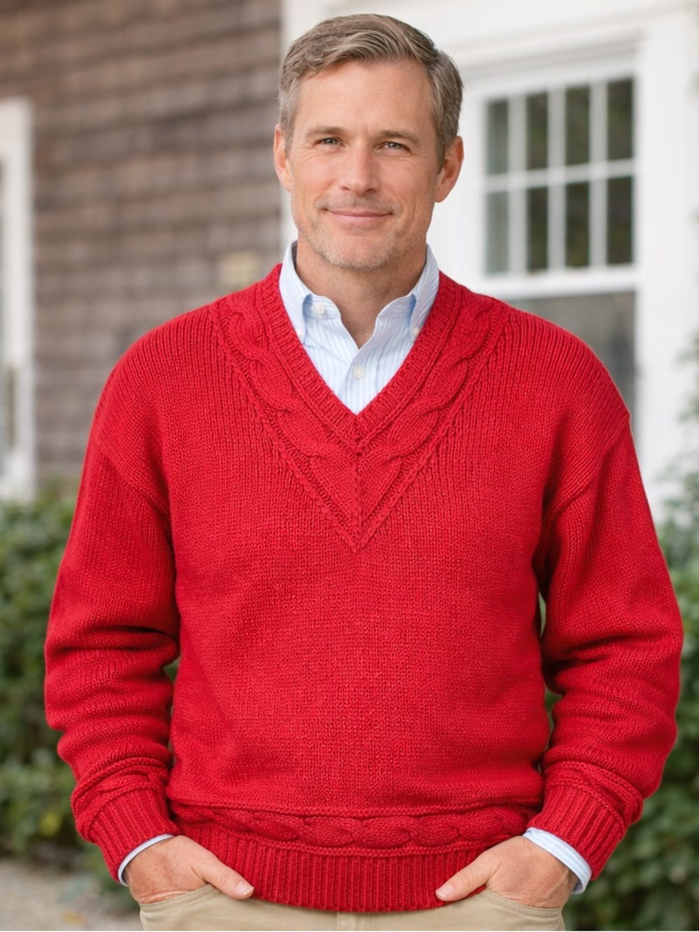 Vintage 90s Polo Ralph Lauren Hand Knit Sweater Chunky 100% Cotton Men’s XL